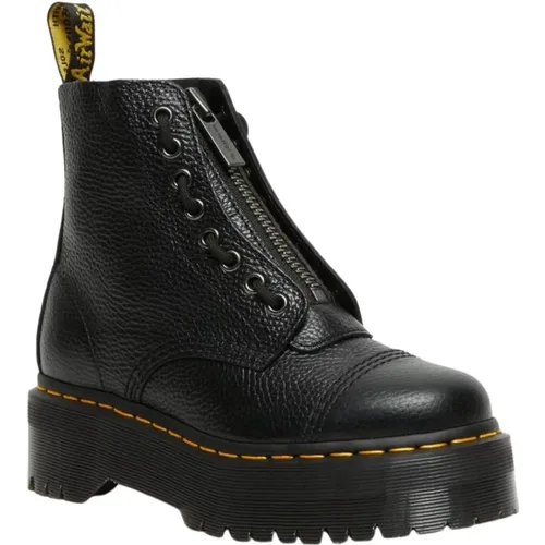 Sinclair Noir Lace-up Platform Boots , male, Sizes: 8 UK, 5 UK, 6 UK, 7 UK - Dr. Martens - Modalova