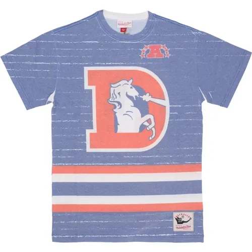 Denver Broncos NFL T-Shirt , Herren, Größe: M - Mitchell & Ness - Modalova