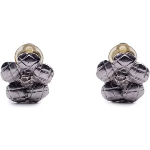 Pre-owned Metal earrings , female, Sizes: ONE SIZE - Chanel Vintage - Modalova