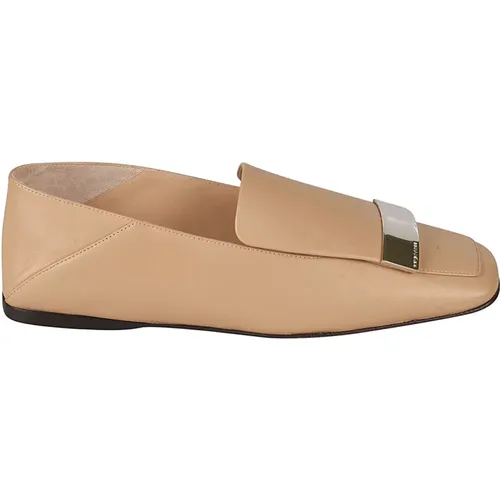 Mandorla Flat Loafers , female, Sizes: 2 UK, 6 UK - Sergio Rossi - Modalova