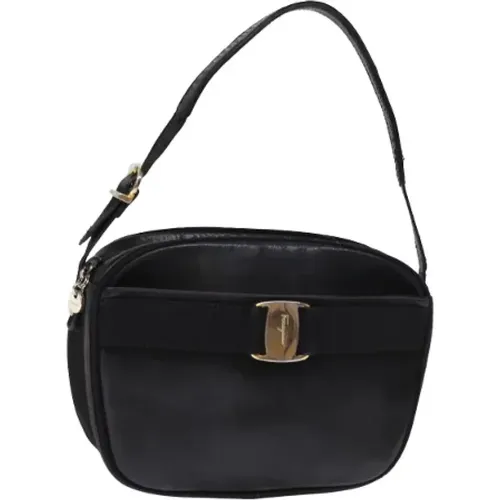 Pre-owned Leather shoulder-bags , female, Sizes: ONE SIZE - Salvatore Ferragamo Pre-owned - Modalova