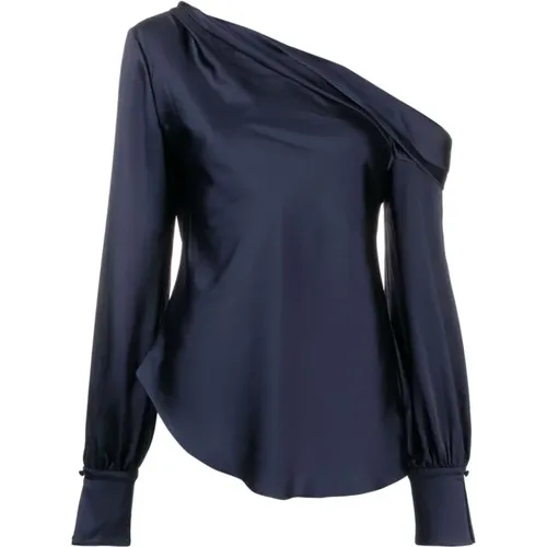 One-Shoulder Elegant Blouse , female, Sizes: L, M - Simkhai - Modalova