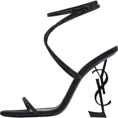 Pre-owned Satin sandals - Yves Saint Laurent Vintage - Modalova