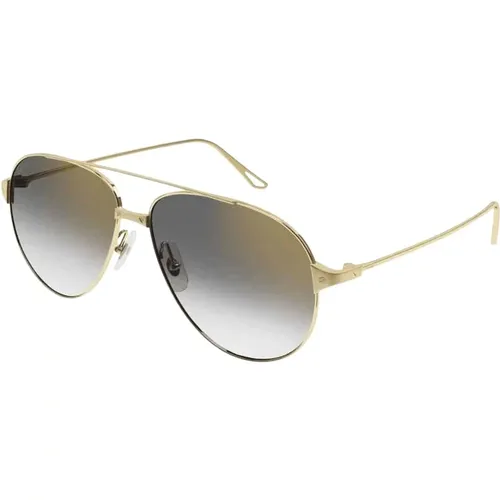Gold Graue Sonnenbrille Ct0298S - Cartier - Modalova