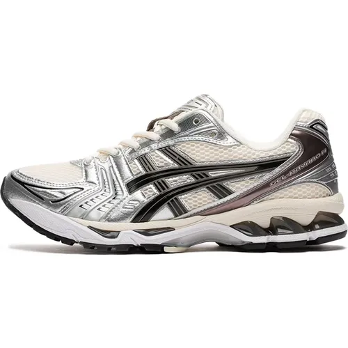 Gel-Kayano 14 Cream Black Metallic Plum , Herren, Größe: 38 EU - ASICS - Modalova