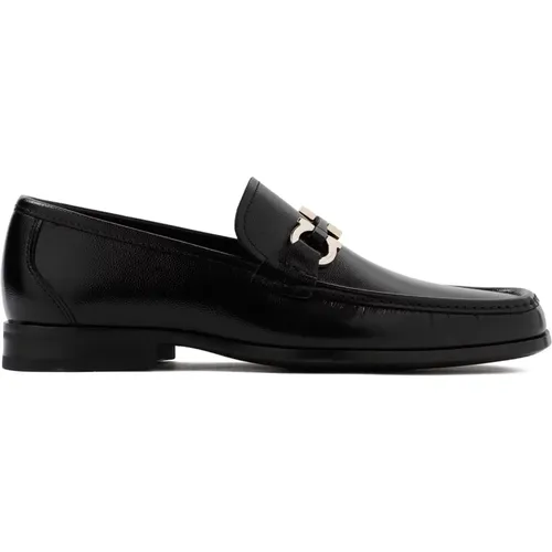 Luxury Calf Leather Loafers , male, Sizes: 5 UK, 6 UK - Salvatore Ferragamo - Modalova