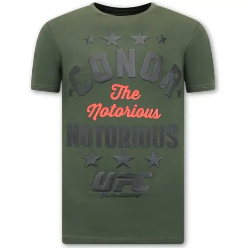 The Notorious Conor Print Shirt Herren - UFC - Grün , Herren, Größe: 2XL - Local Fanatic - Modalova