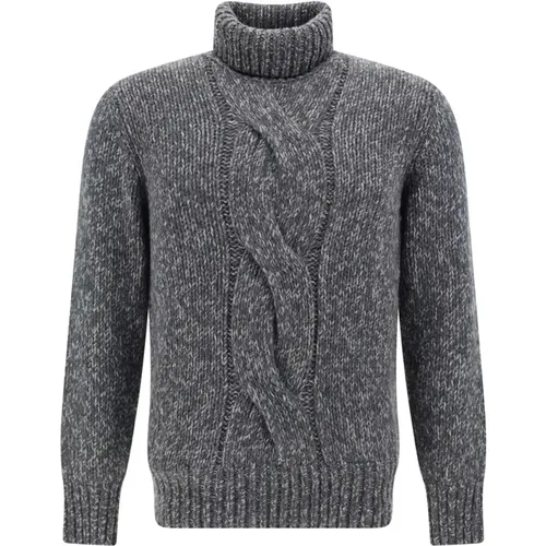 Cashmere Sweater with High Neck , male, Sizes: S - BRUNELLO CUCINELLI - Modalova