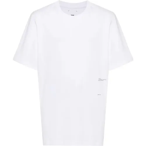 Cotton T-shirt with Graphic Print , male, Sizes: 2XL, L, XL - Oamc - Modalova