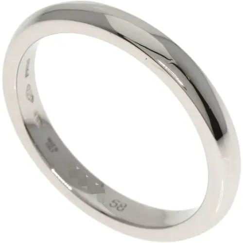 Pre-owned Platinum rings , female, Sizes: ONE SIZE - Bvlgari Vintage - Modalova