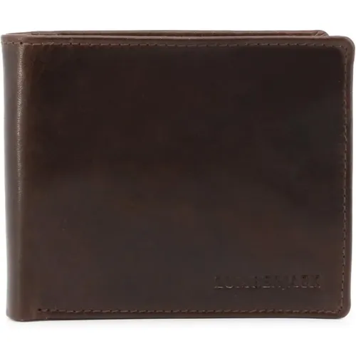 Leather Credit Card Holder with Coin Purse , male, Sizes: ONE SIZE - Lumberjack - Modalova