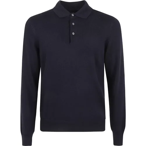 Herrenbekleidung Sweatshirts Blau Aw24 , Herren, Größe: L - Tagliatore - Modalova