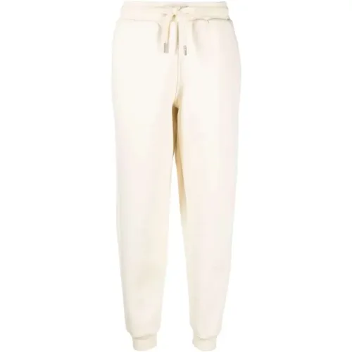 Ivory White Cotton-Blend Track Pants , female, Sizes: XL - Ami Paris - Modalova
