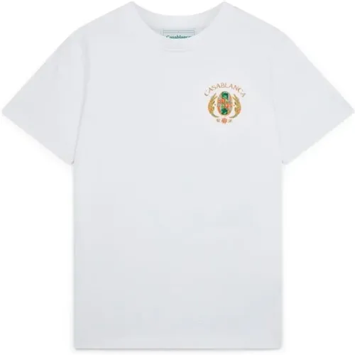 Afrikanisches Tennis Club Juwel T-shirt , Damen, Größe: 2XL - Casablanca - Modalova