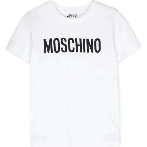 Optisches Weißes T-Shirt Moschino - Moschino - Modalova