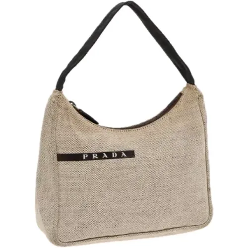 Pre-owned Canvas prada-bags , female, Sizes: ONE SIZE - Prada Vintage - Modalova