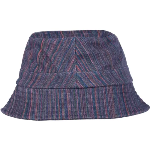 Denim Bucket Hat with Stitched Visor , male, Sizes: ONE SIZE - YMC You Must Create - Modalova