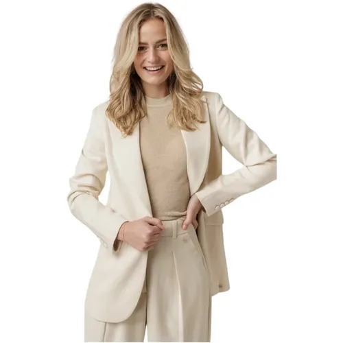 Vanilla Blazer with Single Button Closure , female, Sizes: XL, XS, M - Josh V - Modalova