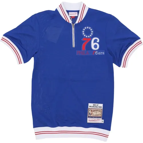 NBA Shooting Shirt 1966 Philadelphia 76ers , Herren, Größe: M - Mitchell & Ness - Modalova