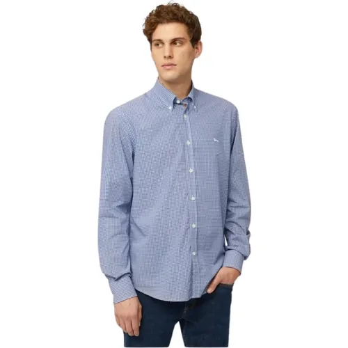Microdesign Shirt , male, Sizes: 2XL, XL, L - Harmont & Blaine - Modalova