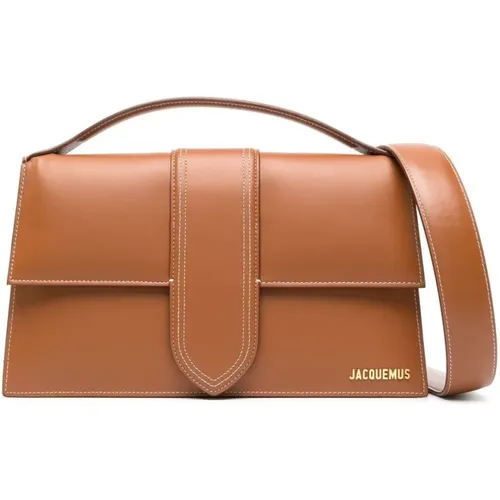 Bambinou Leather Shoulder Bag , female, Sizes: ONE SIZE - Jacquemus - Modalova
