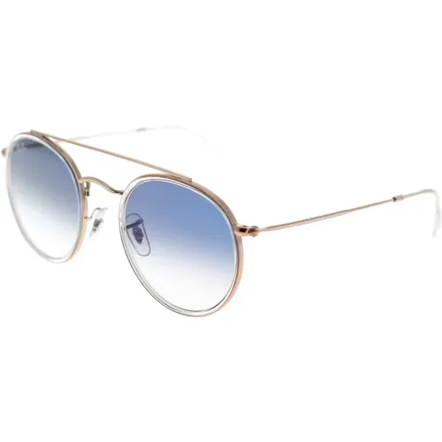 Runde Double Bridge Sonnenbrille - Ray-Ban - Modalova