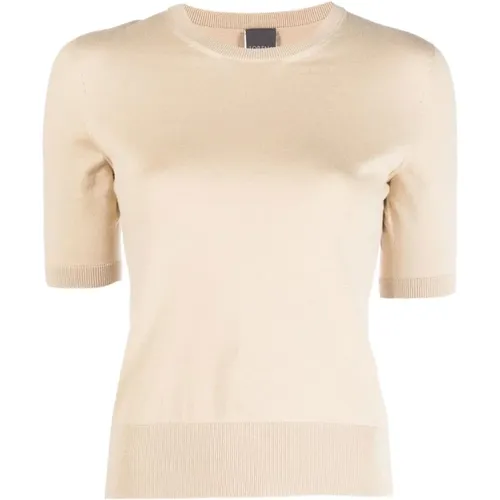 Knit T-Shirt Casual Style , female, Sizes: XS - Lorena Antoniazzi - Modalova
