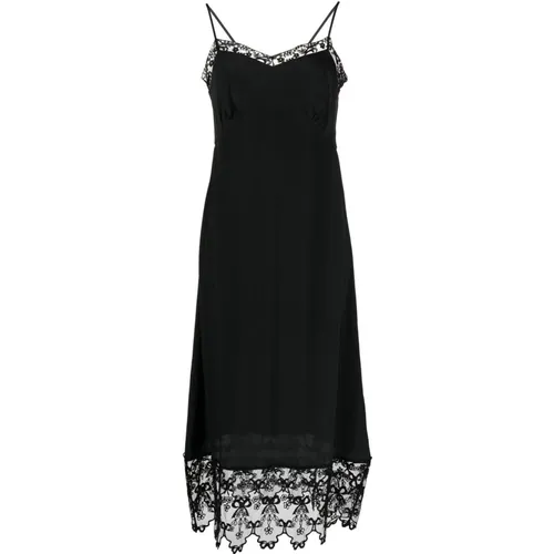 Lace Trim Slip Dress , female, Sizes: 2XS, M, S, XS - Simone Rocha - Modalova