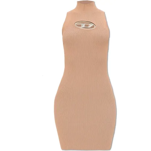 M-Onervax geripptes Kleid , Damen, Größe: XS - Diesel - Modalova