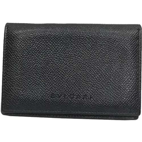 Pre-owned Leather wallets , female, Sizes: ONE SIZE - Bvlgari Vintage - Modalova