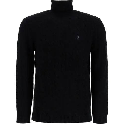 Geflochtener Woll-Kaschmir Rollkragenpullover - Polo Ralph Lauren - Modalova