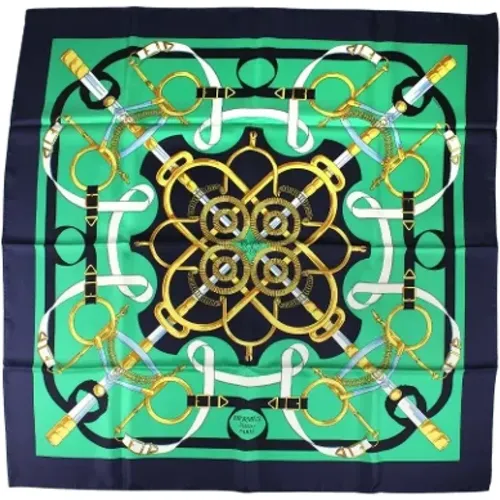 Pre-owned Silk scarves , female, Sizes: ONE SIZE - Hermès Vintage - Modalova