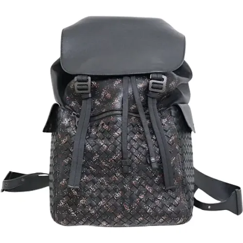 Pre-owned Leather backpacks , female, Sizes: ONE SIZE - Bottega Veneta Vintage - Modalova