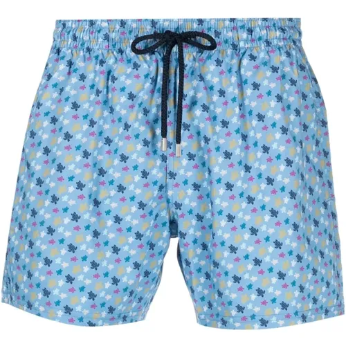 Micro Ronde Des Tortues Rainbow moorise swim shorts , male, Sizes: 2XL, XL - Vilebrequin - Modalova