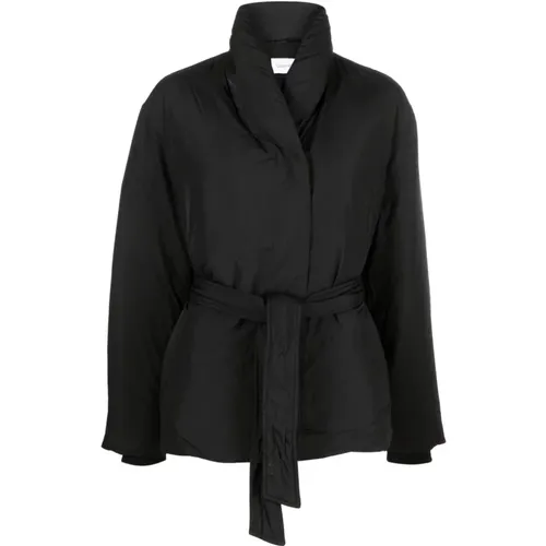 Down wrap puffer coat , female, Sizes: L, M - Calvin Klein - Modalova