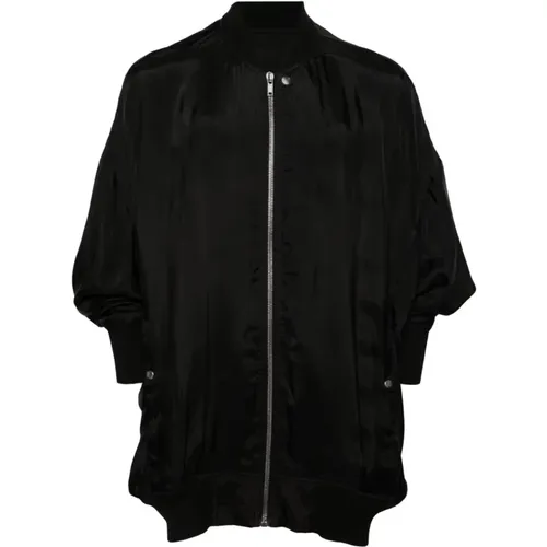 Bomber Jumbo Peter Flight Coat , male, Sizes: L, XL - Rick Owens - Modalova