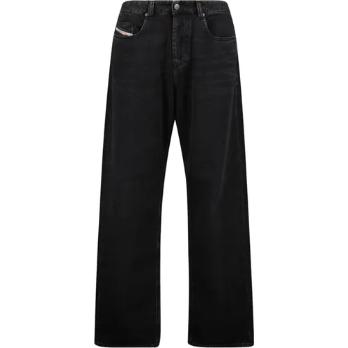 Schwarze D-Macro Jeans Frühling-Sommer 2025 , Herren, Größe: W31 L32 - Diesel - Modalova