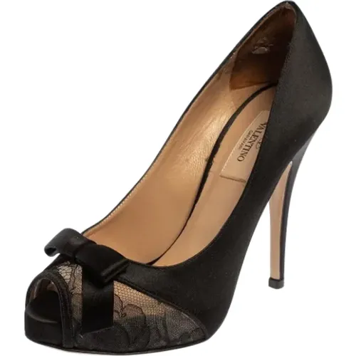 Pre-owned Satin heels , female, Sizes: 3 UK - Valentino Vintage - Modalova
