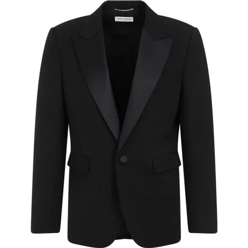 Tux Jacket , male, Sizes: L, M, XL - Saint Laurent - Modalova