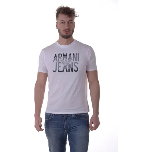 Casual Logo Print Sweatshirt - Armani Jeans - Modalova