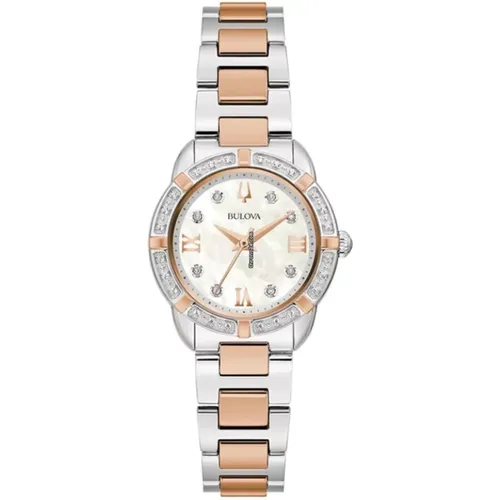 Watch - Donna - 98R291 - Classic Lady Diamonds - 98R291 , female, Sizes: ONE SIZE - Bulova - Modalova