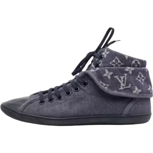 Pre-owned Denim sneakers , female, Sizes: 7 UK - Louis Vuitton Vintage - Modalova