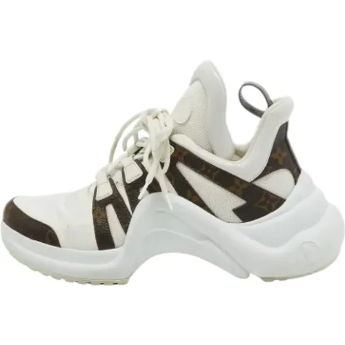 Pre-owned Coated canvas sneakers , female, Sizes: 8 UK - Louis Vuitton Vintage - Modalova
