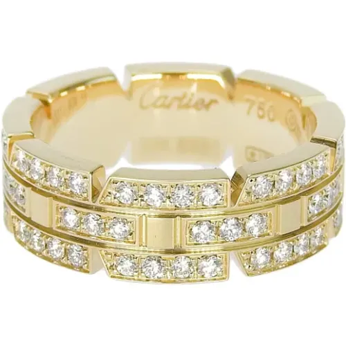 Pre-owned Metal rings , female, Sizes: ONE SIZE - Cartier Vintage - Modalova