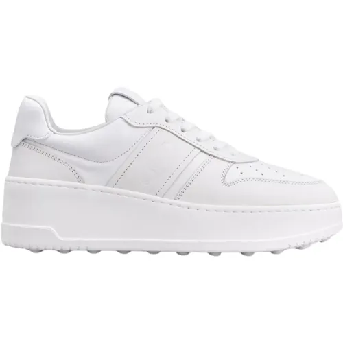 Weiße Leder Low-Top Sneakers,Weiße Platform Sneakers - TOD'S - Modalova