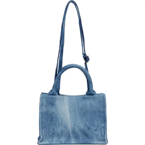 Sabetty Blaue Handtasche , Damen, Größe: ONE Size - Samsøe Samsøe - Modalova