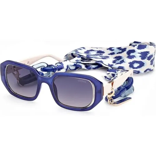 Glänzende Blaue Sonnenbrille Guess - Guess - Modalova