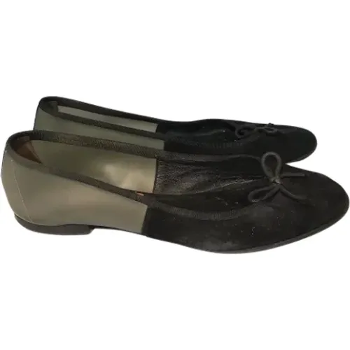 Pre-owned Suede flats , female, Sizes: 6 1/2 UK - Celine Vintage - Modalova