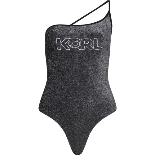 Einteiliger Badeanzug , Damen, Größe: XS - Karl Lagerfeld - Modalova