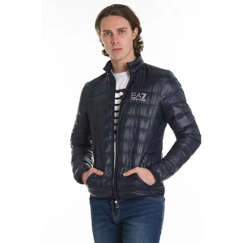 Night Packable Down Jacket , male, Sizes: XL, L - Emporio Armani EA7 - Modalova